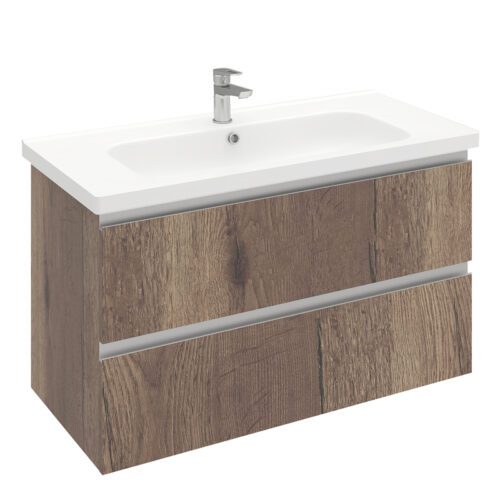 Тумба подвесная LAPARET ELECTRA 100, дуб Рока, LE-WCAB-100-322