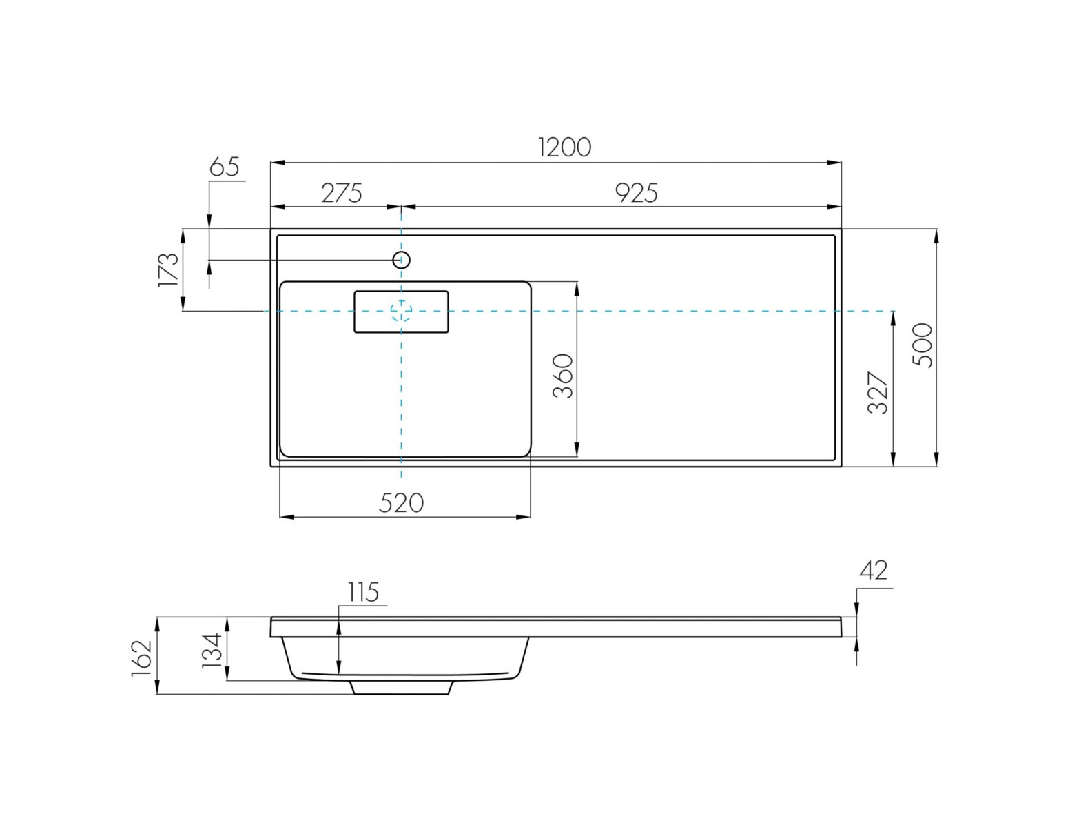 Комплект: тумба в ванную Aquaton Лондри 600 (левая) с умывальником Aquaton Лондри 1200, белый, 1A2359K1LH010 — изображение 7
