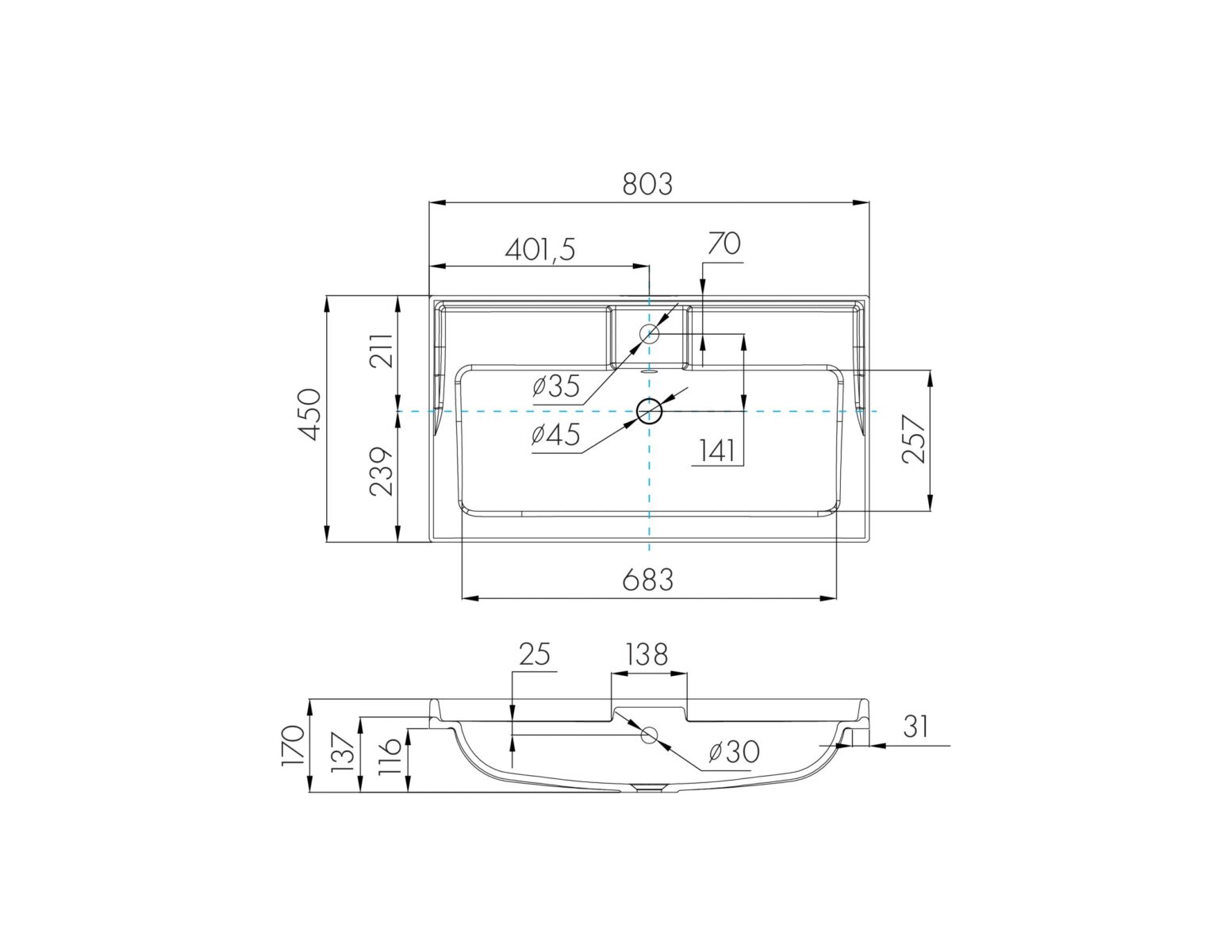 Тумба в ванную Aquaton Лофт Фабрик 80 под умывальник Aquaton Фабиа 80, дуб кантри — изображение 6