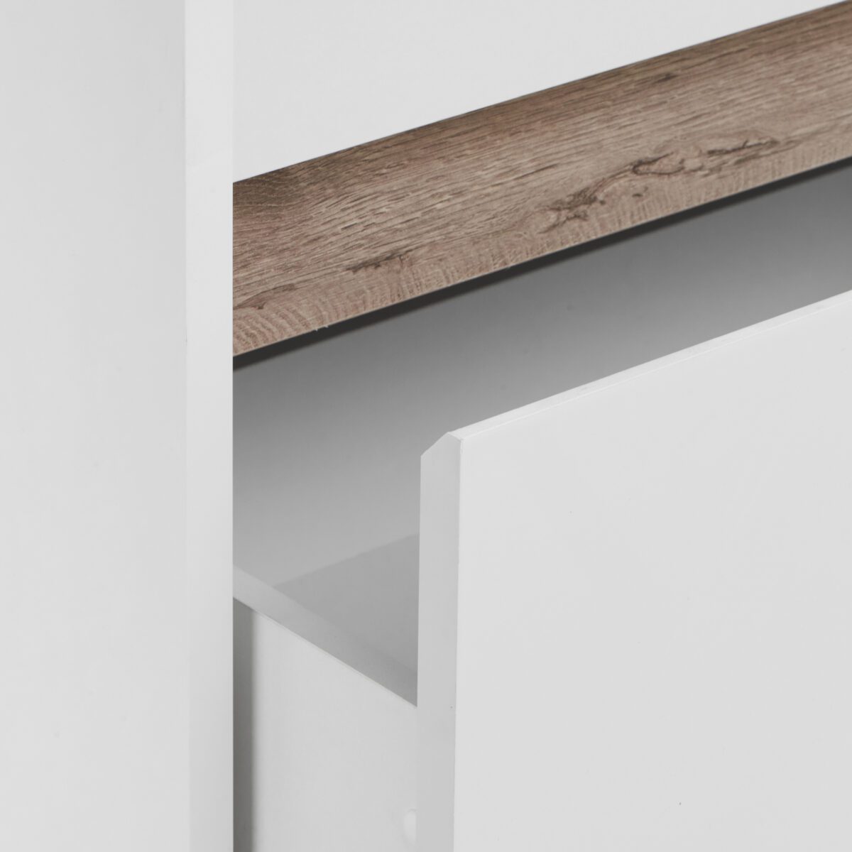 Комплект: тумба в ванную Aquaton Марти 55 с умывальником Santek Адриана 55, белый, 1A2632V0MY010 — изображение 4