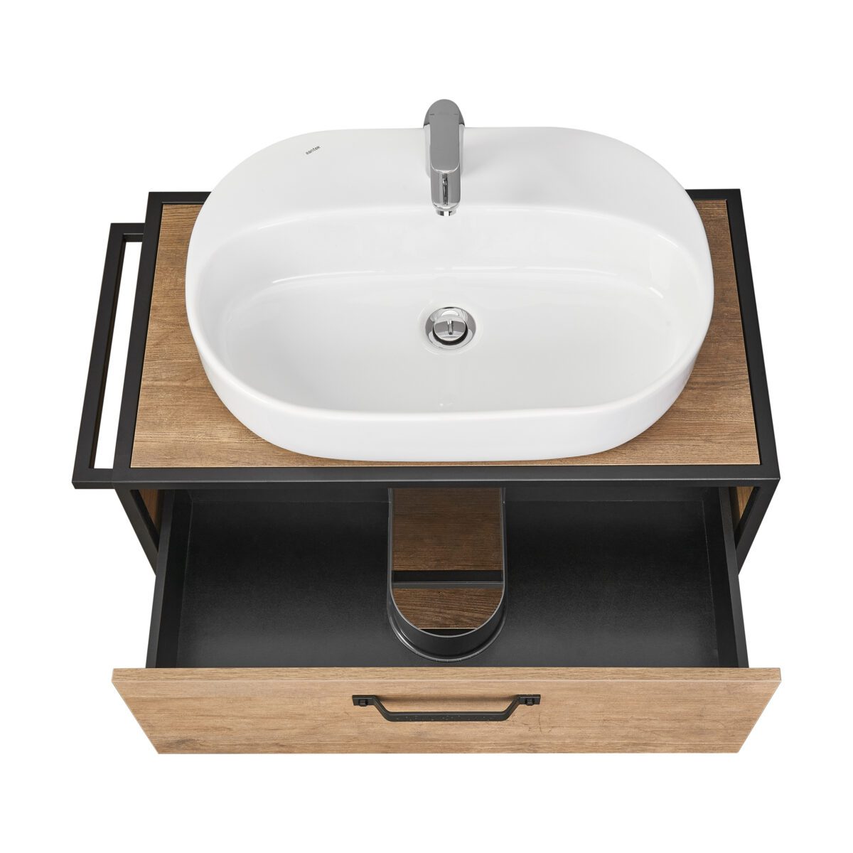 Тумба подвесная Aquaton Лофт Фабрик 80, дуб Кантри, 1A242401LTDY0 — изображение 2