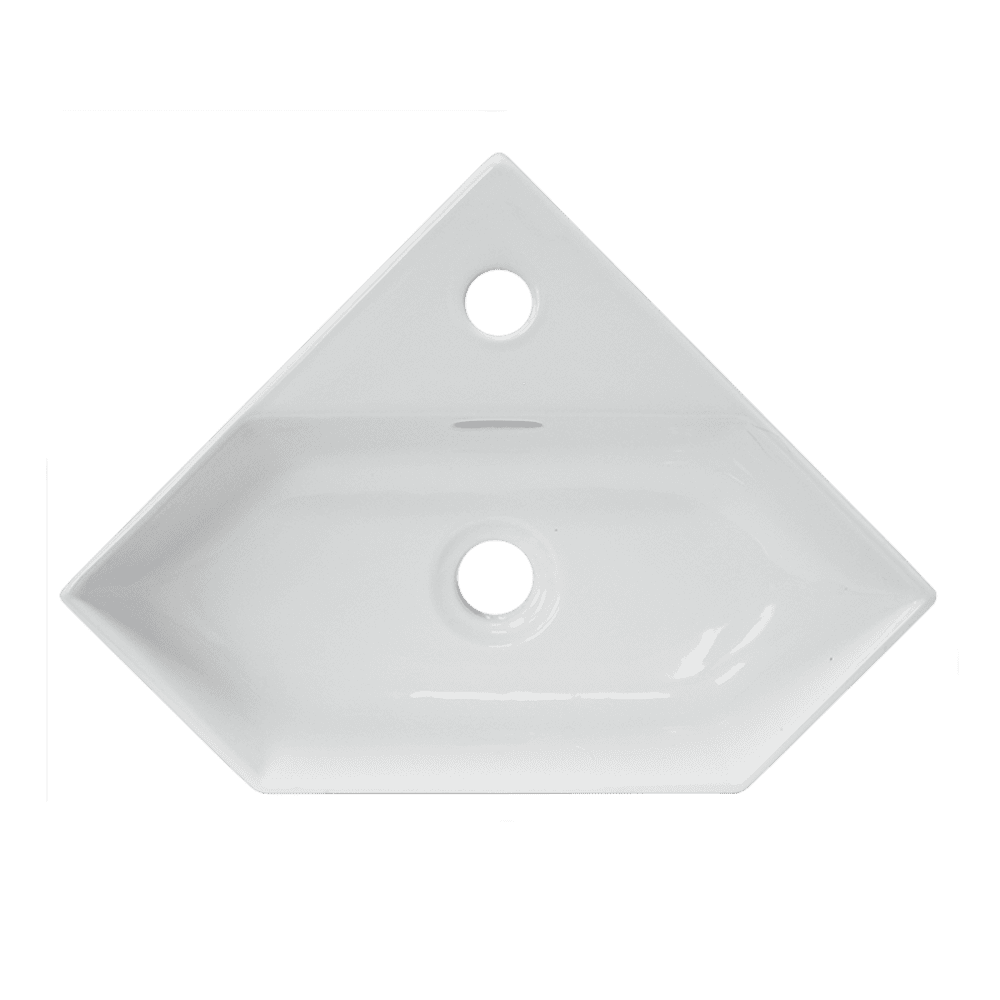 Умывальник угловой Sanita Luxe Line 35, WB.CR/Line/35-C/WHT.G/S1 — изображение 4