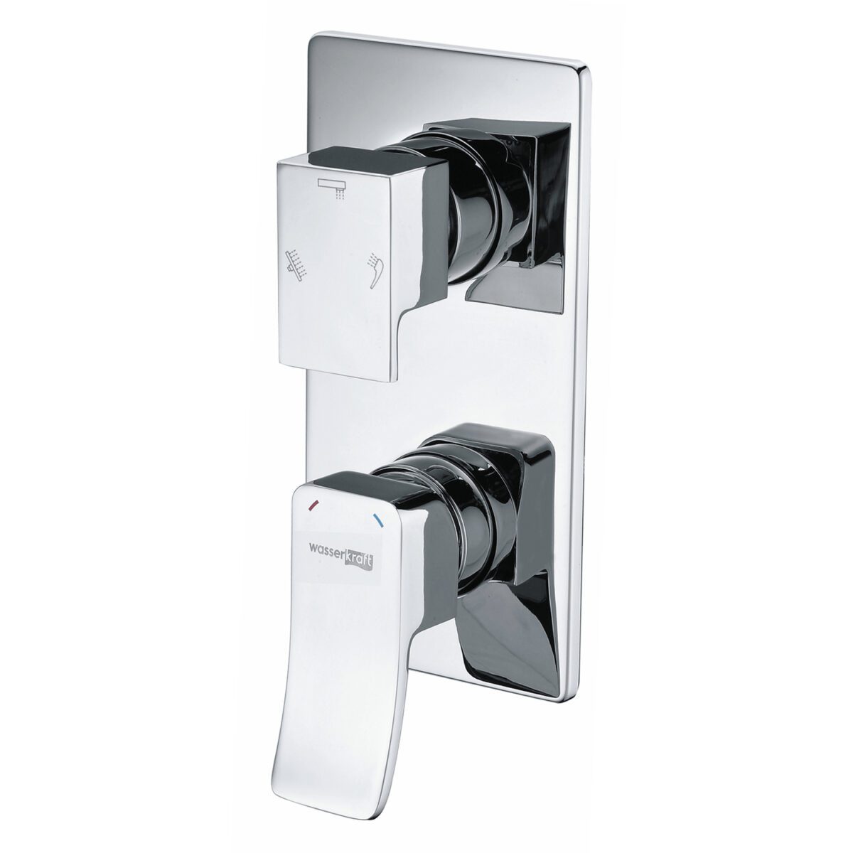 Смеситель скрытого монтажа для ванны и душа Wasserkraft Aller 10671 — изображение 2