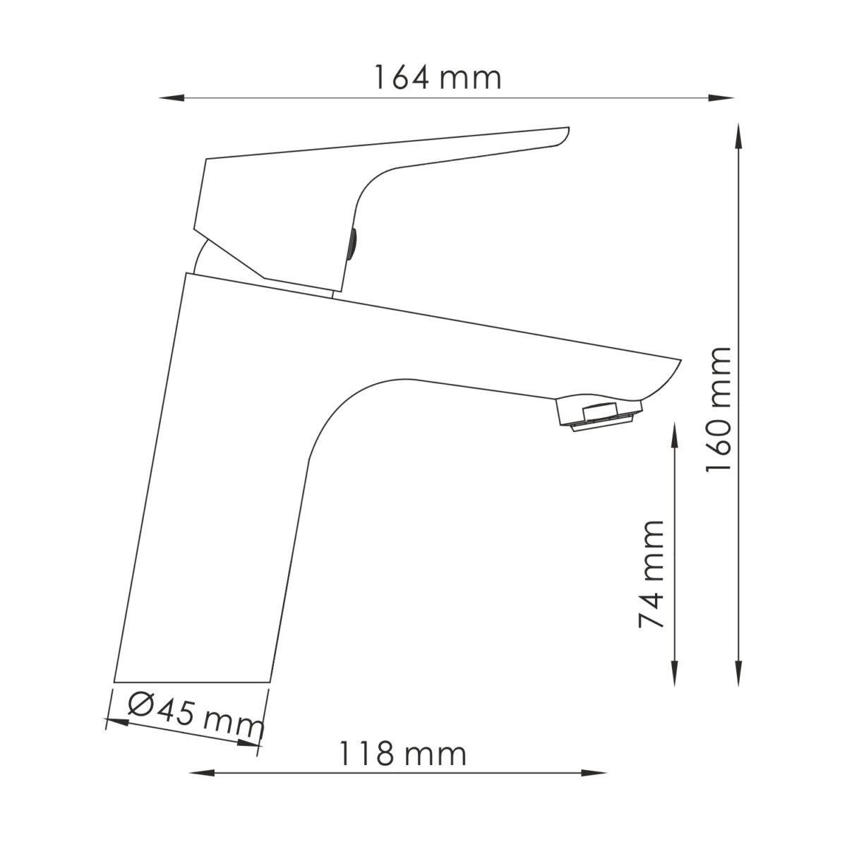 Смеситель для умывальника Wasserkraft Lippe 4503 — изображение 2