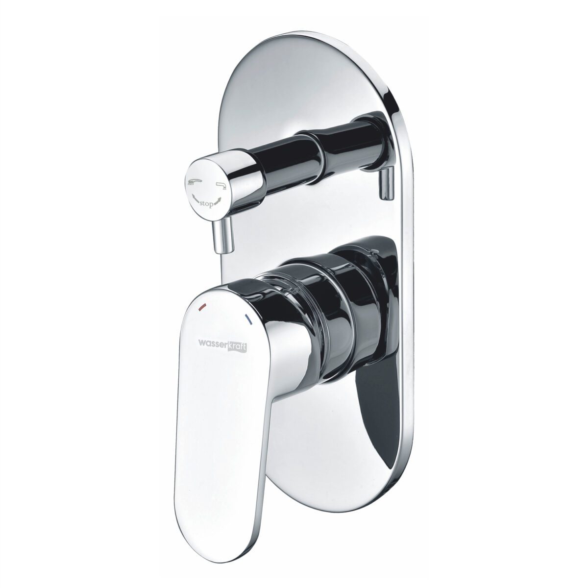 Смеситель скрытого монтажа для ванны и душа Wasserkraft Donau 5341 — изображение 5