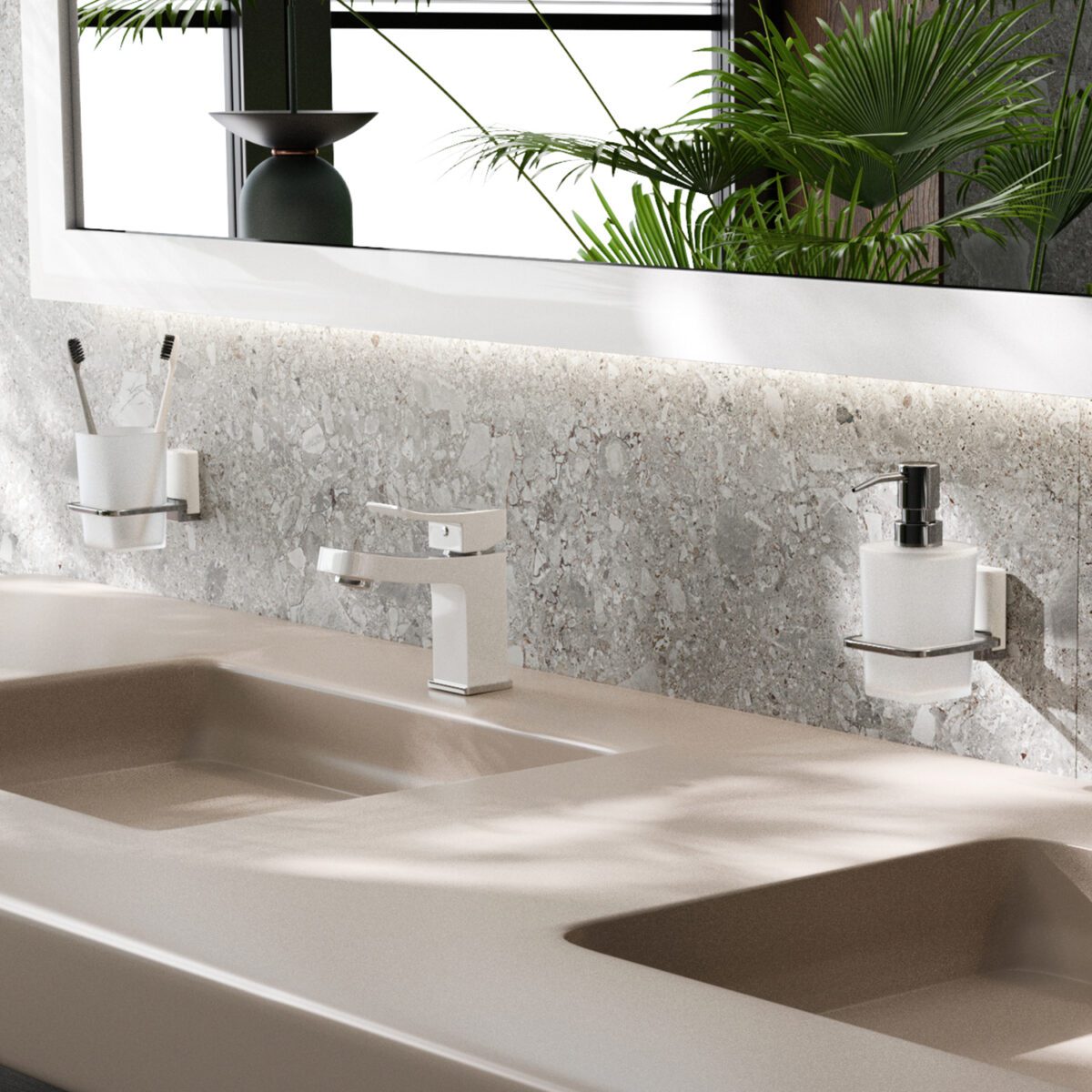 Смеситель для умывальника Wasserkraft Aller 1063WHITE — изображение 6