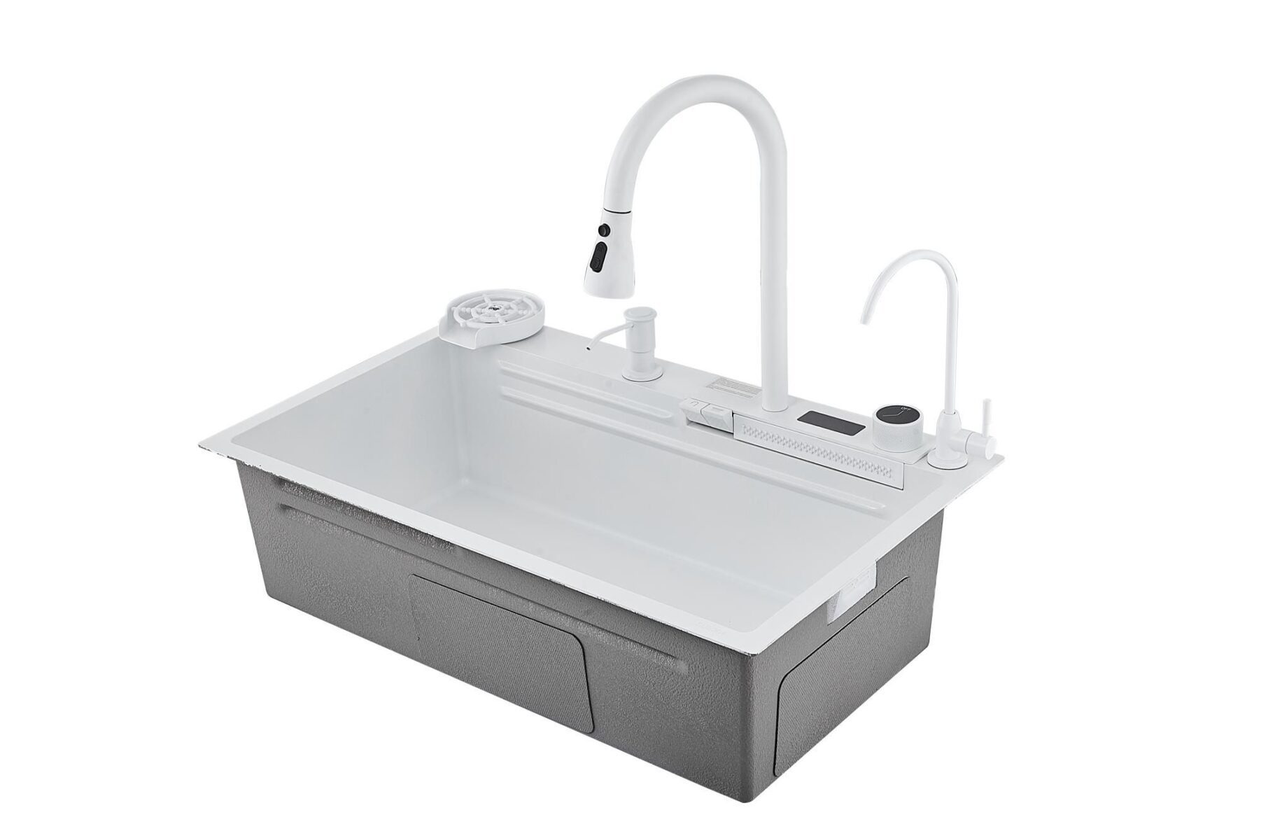 Многофункциональная кухонная мойка Savol S-SC002W белый