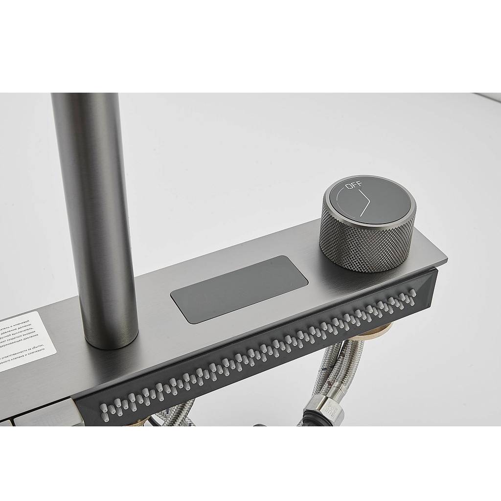 Многофункциональная кухонная мойка Savol S-SC002Q графит — изображение 5