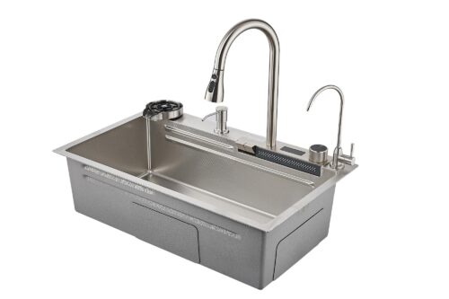 Многофункциональная кухонная мойка Savol S-SC002L сатин