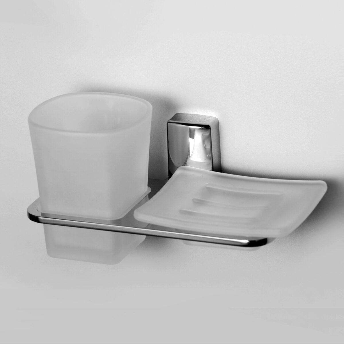 Стакан для зубных щёток с мыльницей Wasserkraft Leine K-5026