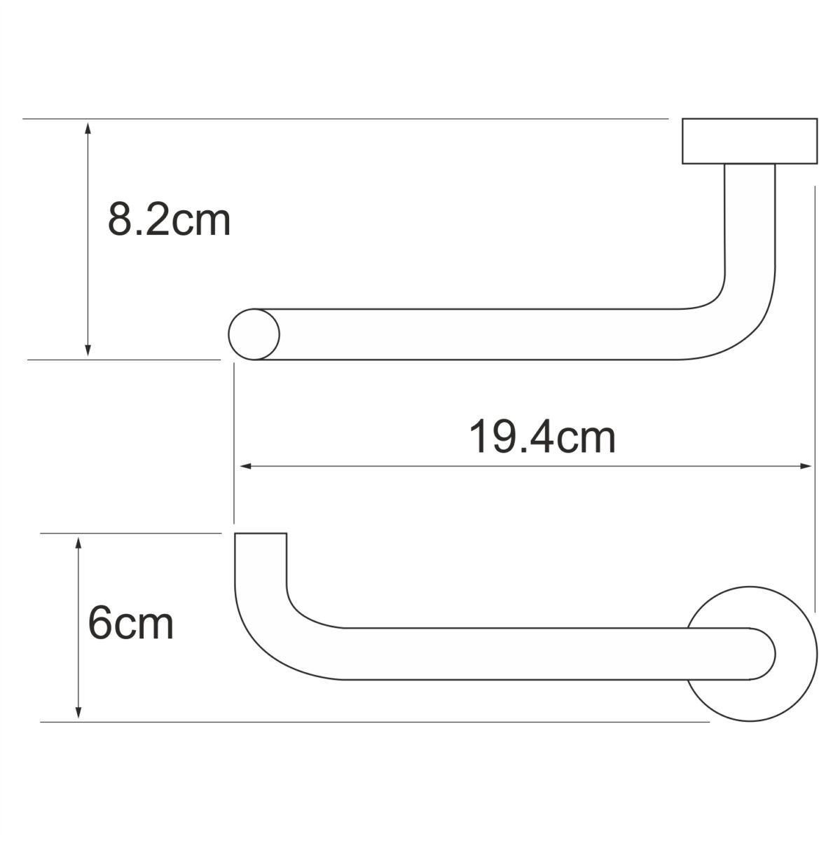 Держатель туалетной бумаги Wasserkraft Donau K-9496 — изображение 3