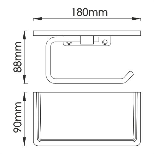 Держатель туалетной бумаги Wasserkraft K-1325 — изображение 5