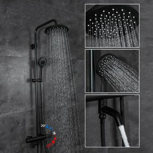 Душевая система с термостатическим смесителем Gappo G2490-6