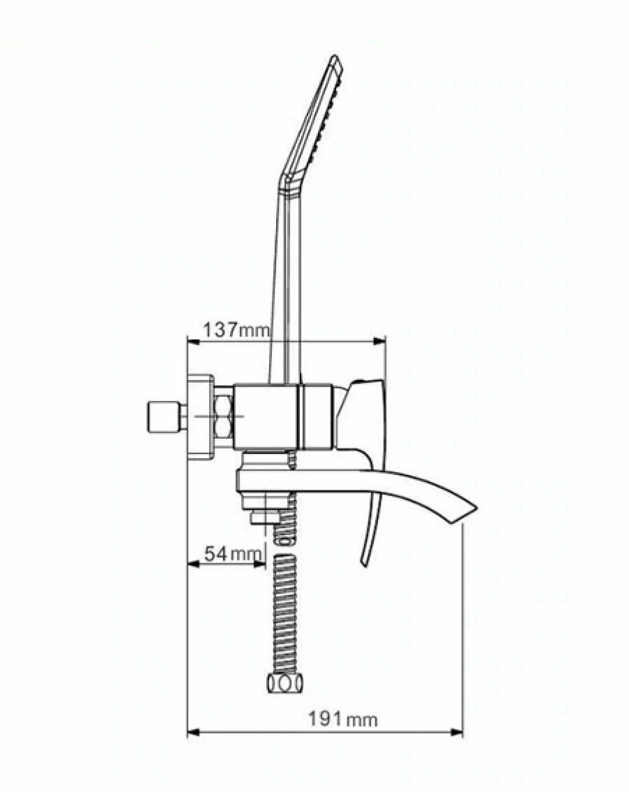 Смеситель для ванны Gappo G3207 — изображение 2