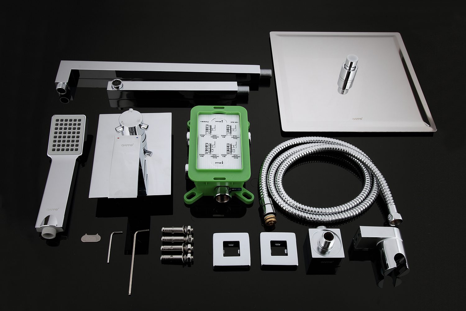 Душевая система скрытого монтажа для ванны и душа Gappo G7102 — изображение 19