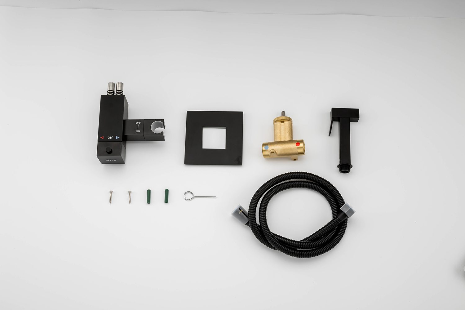 Термостатический смеситель скрытого монтажа для гигиенического душа Gappo G7207-60 — изображение 7