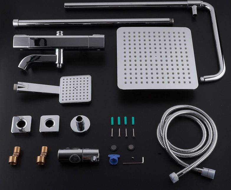 Душевая система с термостатическим смесителем Gappo G2491 — изображение 9