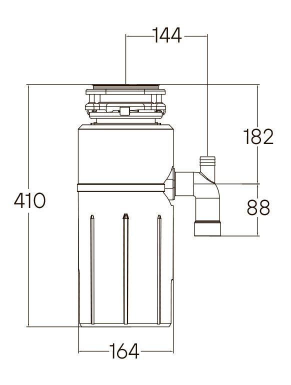 Измельчитель пищевых отходов Paulmark Intenso-800 — изображение 4