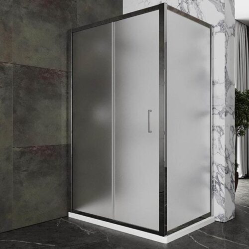 Душевой уголок Roxen Caspia 55060-100C (1000*800*1950; матовое/хром)