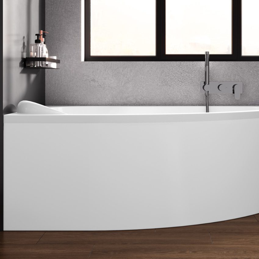 Ванна акриловая ROSA 170*110 левая, с ножками BONITO HOME, BH-RA-101-170L/St — изображение 5