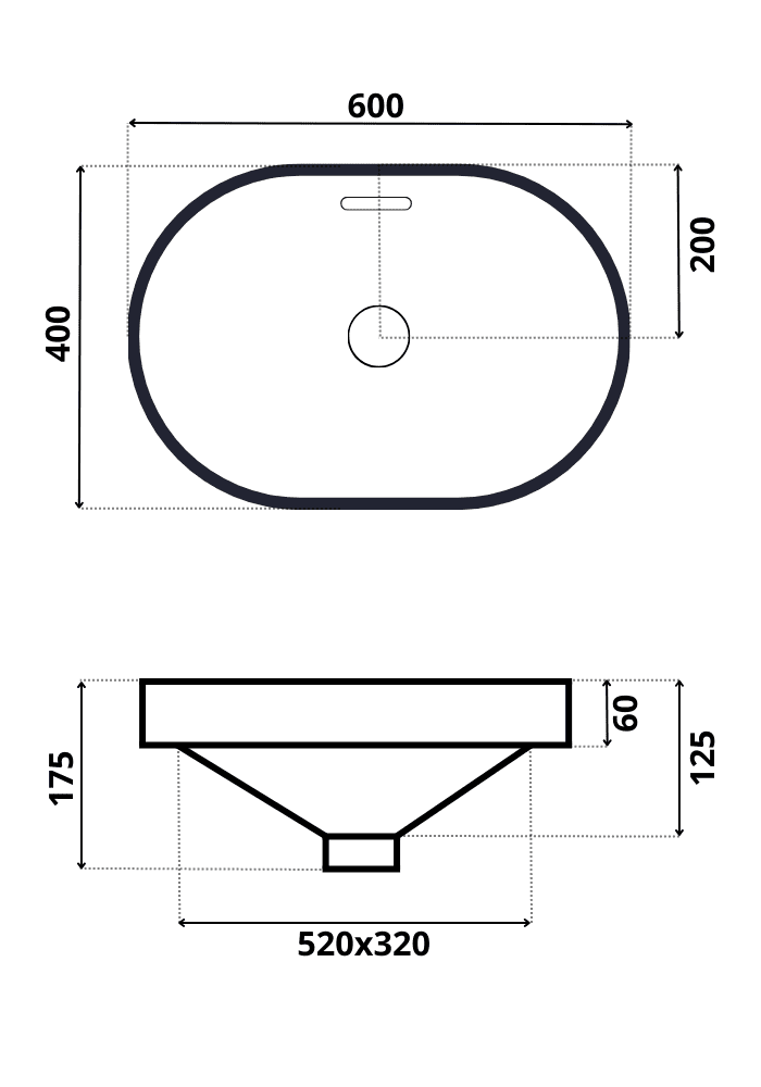 Умывальник Roxen Batt, 570155 — изображение 2