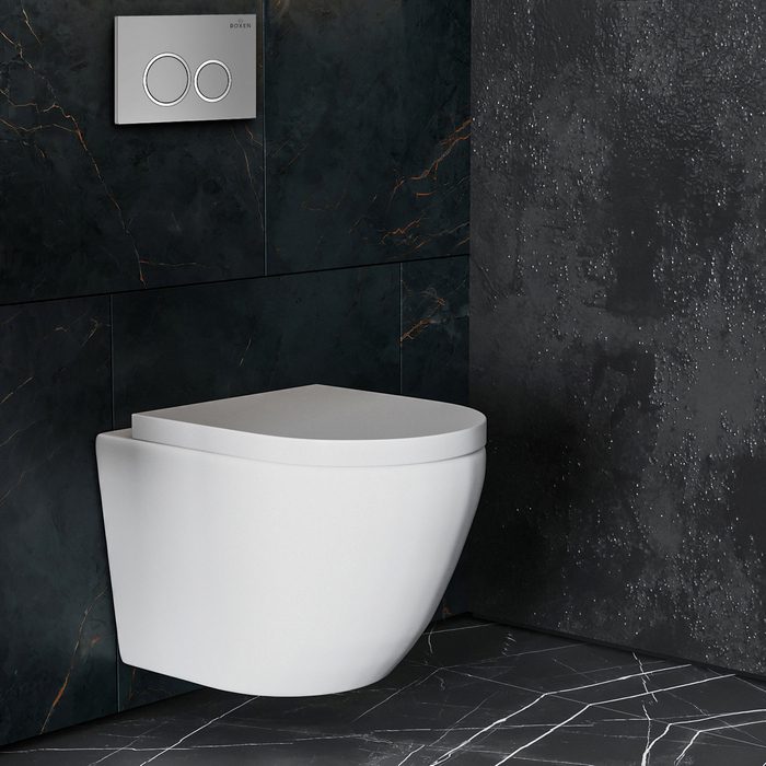 Комплект инсталляции Roxen StounFix Dual Fresh с унитазом Antares 530185-02 и кнопкой Santi (хром/матовая), 530326 — изображение 4