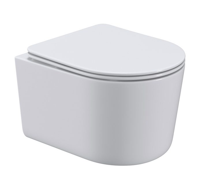 Комплект инсталляции Roxen StounFix Dual Fresh с унитазом Simple Compact и кнопкой Santi (хром/глянец), 918025 — изображение 5