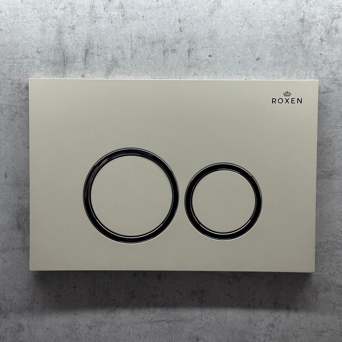 Кнопка для инсталляции Roxen Santi, 410260BG (пастель бежевый) — изображение 4