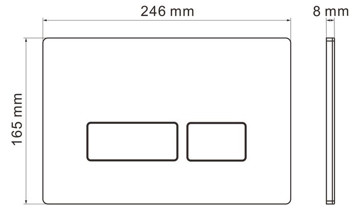 Кнопка для инсталляции Roxen Caspia, 410280BG (пастель бежевый) — изображение 7