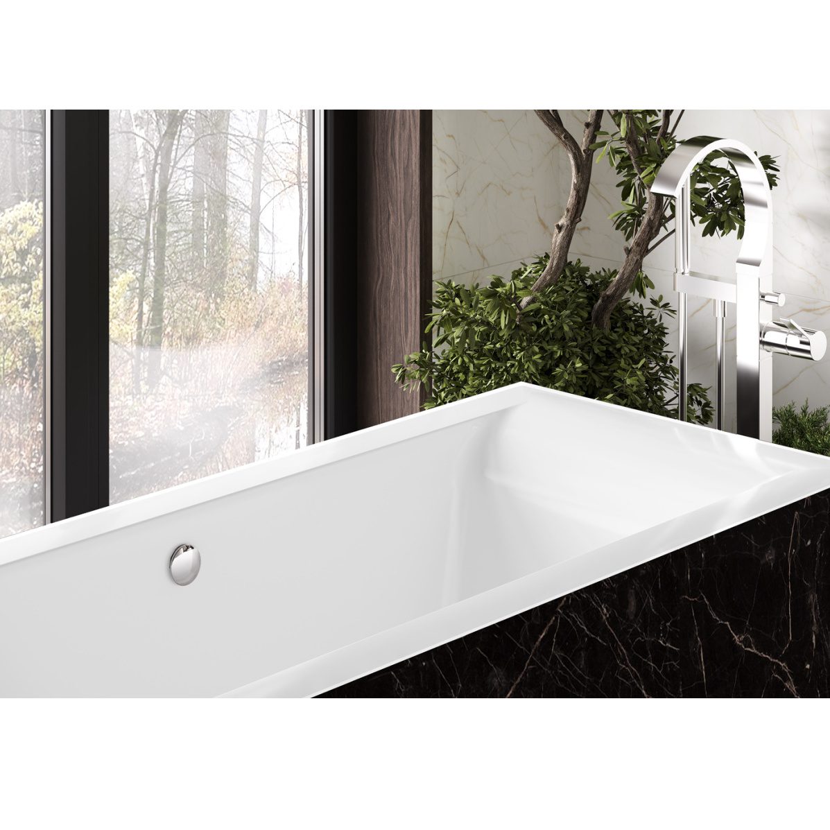 Ванна акриловая Valencia 170*75 с ножками BONITO HOME, BH-VA-601-170-75/St — изображение 4