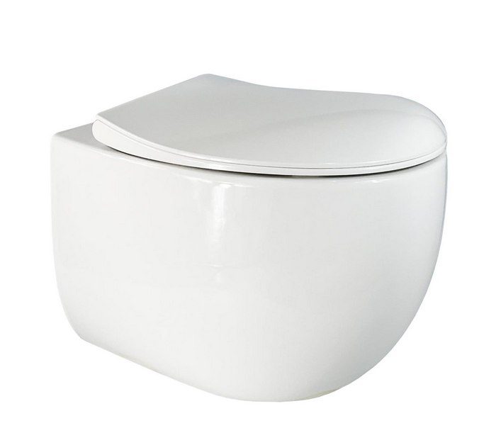 Комплект инсталляции Roxen StounFix Dual Fresh с унитазом EGG и кнопкой Santi (хром/глянец), 964032 — изображение 5