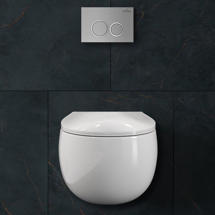 Кнопка для инсталляции Roxen Santi, 410260M (хром матовый) — изображение 7