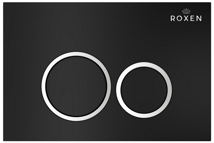 Кнопка для инсталляции Roxen Santi, 410260B (чёрный матовый)