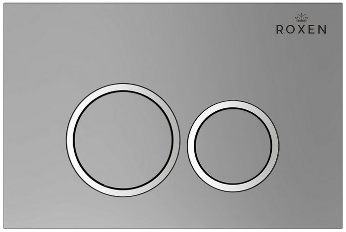 Комплект инсталляции Roxen StounFix Dual Fresh с унитазом EGG и кнопкой Santi (хром/матовая), 964076 — изображение 4