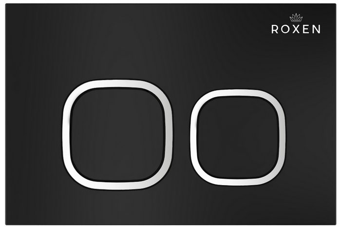 Кнопка для инсталляции Roxen Santi, 410280B (чёрный матовый)