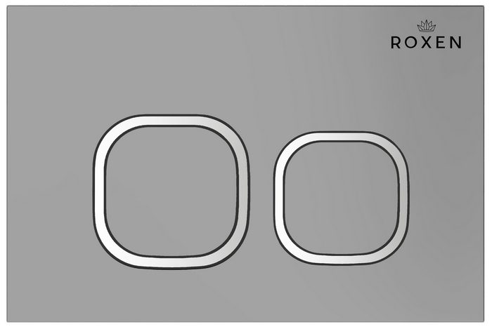 Комплект инсталляции Roxen StounFix Dual Fresh с унитазом Simple Compact и кнопкой Santi (хром/матовая), 919136 — изображение 5