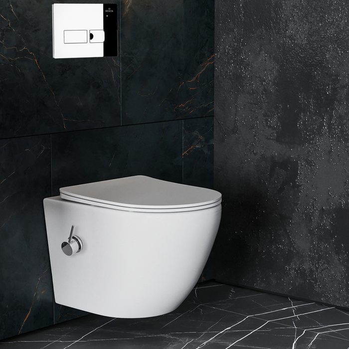 Комплект инсталляции Roxen StounFix Dual Fresh с унитазом Antares Bidet и кнопкой Caspia (хром/глянец), 958812 — изображение 4