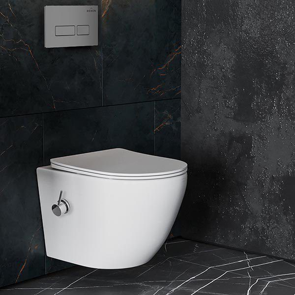 Комплект инсталляции Roxen StounFix Dual Fresh с унитазом Antares Bidet и кнопкой Caspia (хром/матовая), 959767 — изображение 4