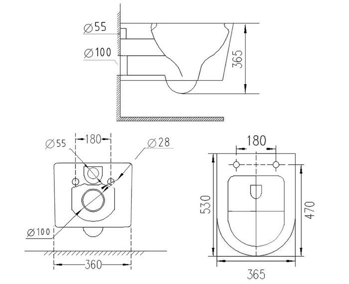 Комплект инсталляции Roxen StounFix Dual Fresh с унитазом Vortex Tornado и кнопкой Caspia (белая), 964480 — изображение 10