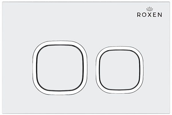 Комплект инсталляции Roxen StounFix Dual Fresh с унитазом Antares Black и кнопкой Santi (белая), 964671 — изображение 5