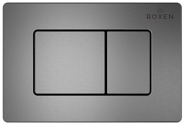 Комплект инсталляции Roxen StounFix Dual Fresh с унитазом Antares Black и кнопкой Steel (оружейная сталь), 964862 — изображение 5