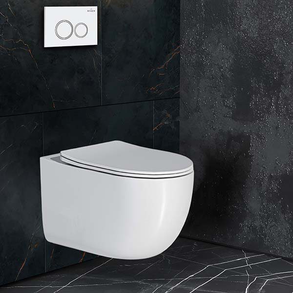 Комплект инсталляции Roxen StounFix Dual Fresh с унитазом Vortex Tornado и кнопкой Santi (белая), 964275 — изображение 3