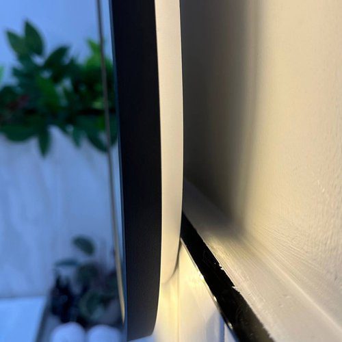 Зеркало в алюминиевой раме Roxen Grown 510200-60B (400x600), чёрный — изображение 3