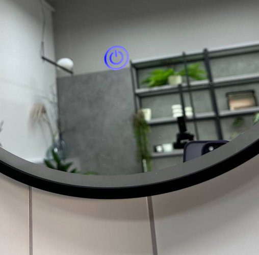 Зеркало в алюминиевой раме Roxen Grown 510200-60B (400x600), чёрный — изображение 2