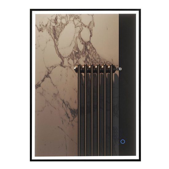 Зеркало в алюминиевой раме Roxen Sigma 510210-50B (500х700), чёрный