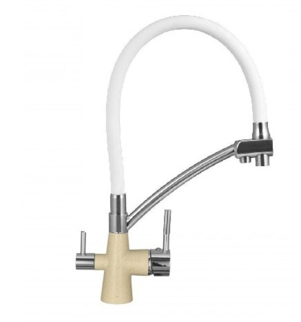 Смеситель для кухни с выходом под фильтр Wisent W4855-20-3, с гибким изливом