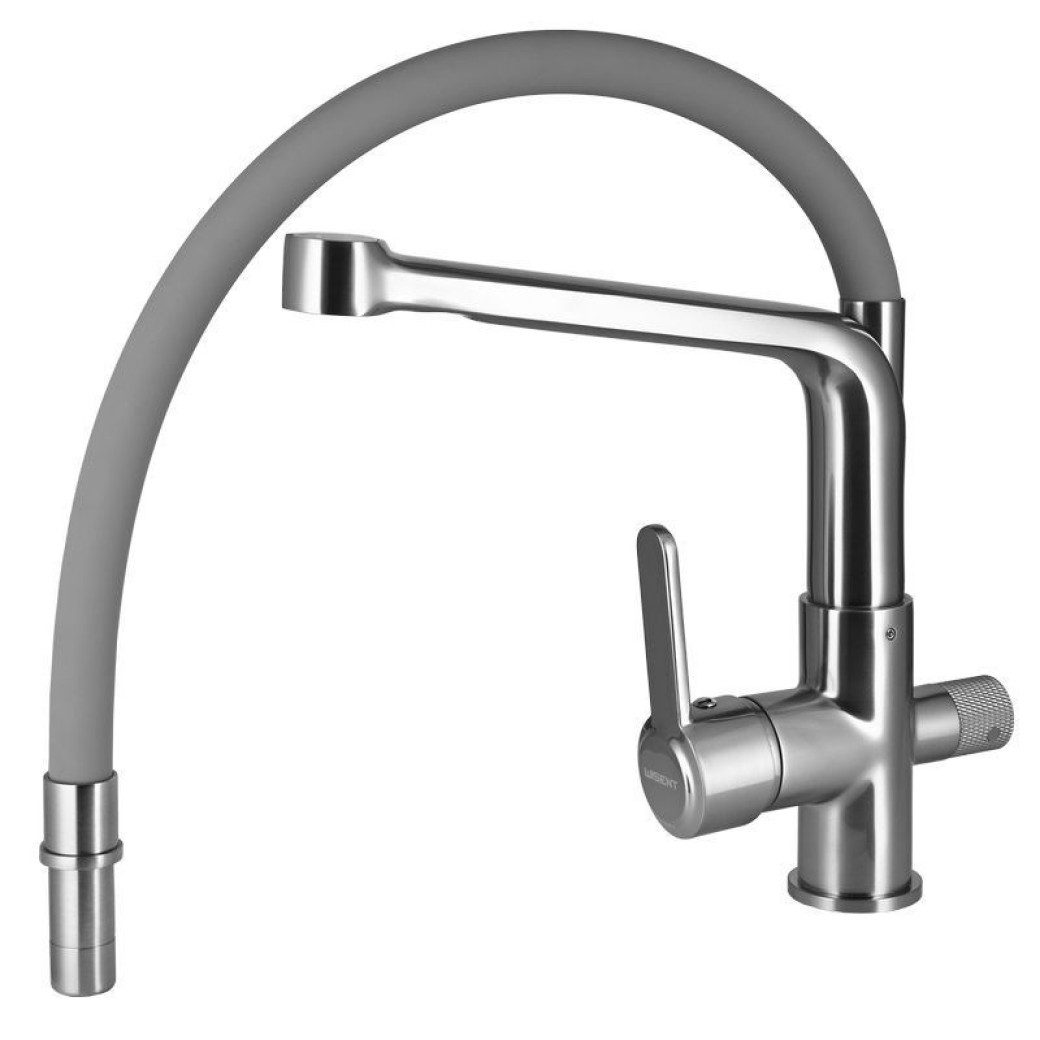 Смеситель для кухни с выходом под фильтр Wisent W4755A-9, с гибким изливом — изображение 5