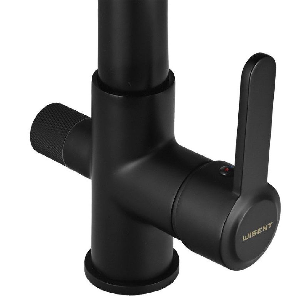 Смеситель для кухни с выходом под фильтр Wisent W4755U-12, с гибким изливом — изображение 4