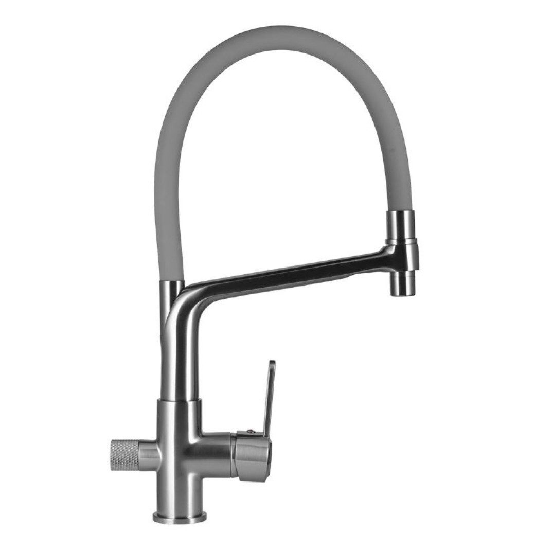 Смеситель для кухни с выходом под фильтр Wisent W4755A-9, с гибким изливом