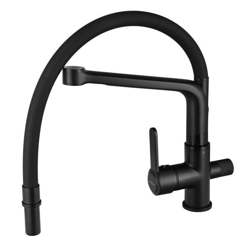 Смеситель для кухни с выходом под фильтр Wisent W4755U-12, с гибким изливом — изображение 6